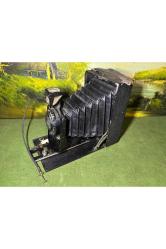 zeiss ikon antika körüklü fotoğraf makinası büyük boy 19 cm 15,5 cm 11 cm ölçülerinde