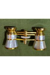 1950'ler isviçre kaplamalı opera Dürbünü orijinal kutusunda 10 cm 5 cm 3,5 cm ölçülerinde