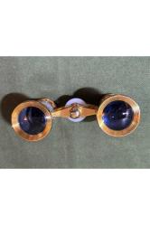 1950'ler isviçre kaplamalı opera Dürbünü orijinal kutusunda 10 cm 5 cm 3,5 cm ölçülerinde