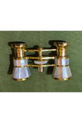 1950'ler isviçre kaplamalı opera Dürbünü orijinal kutusunda 10 cm 5 cm 3,5 cm ölçülerinde