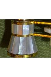 1950'ler isviçre kaplamalı opera Dürbünü orijinal kutusunda 10 cm 5 cm 3,5 cm ölçülerinde