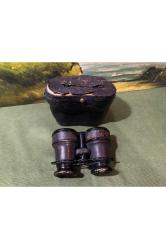 1940'lar Fransız opera Dürbünü orijinal kutusunda 11,5 cm 8 cm 5 cm ölçülerinde