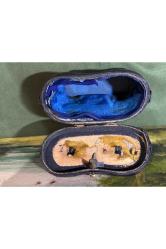 1940'lar Fransız opera Dürbünü orijinal kutusunda 11,5 cm 8 cm 5 cm ölçülerinde