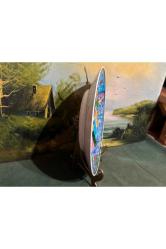 Marmara Çini Kütahya seramik tabak - duvar tabağı 25,5 cm çapında