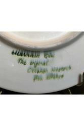 Marmara Çini Kütahya seramik tabak - duvar tabağı 25,5 cm çapında