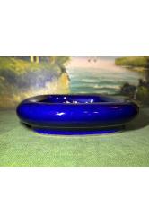 Limoges el boyaması büyük boy porselen küllük 19 cm 19 cm 4,5 cm ölçülerinde