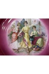 Schumann bavaria porselen duvar tabağı 26,5 cm çapında