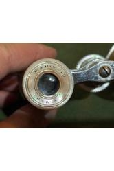 işlemeli Fransız opera ürünü 9,5 cm 7 cm ölçülerinde