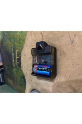 Ahşap kaidesinde antika fransız saat derece barometre ve higrometre 34 cm 24 cm ölçülerinde