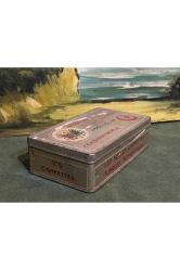 regie des tabacs constantinople Osmanlı devlet Armalı teneke tütün kutusu 14,5 cm 8 cm 4 cm ölçüler