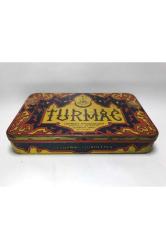1930lar Turmac Teneke Tütün Kutusu 12 cm x 7,5 cm  x 2 cm