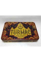 1930lar Turmac Teneke Tütün Kutusu 12 cm x 7,5 cm  x 2 cm
