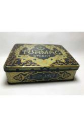 1930 Lar Turmac Orient Teneke Tütün Kutusu 14,5 Cm X 11,5 Cm X 4,5 Cm