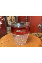 Cam ve pirinçten avrupa buzluk kulp hariç 14 cm boyunda 11 cm çapında