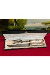 kutusunda 1960 lar gümüş kaplama Fransız servis takımı