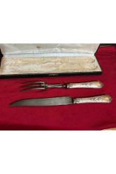 kutusunda 1960 lar gümüş kaplama Fransız servis takımı