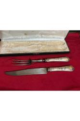 kutusunda 1960 lar gümüş kaplama Fransız servis takımı