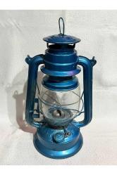 ANTİKA ESKİ ÇİN MAVİ GEMİCİ FENERİ 30CM
