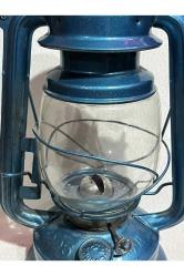 ANTİKA ESKİ ÇİN MAVİ GEMİCİ FENERİ 30CM