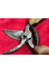 ay yıldız damgalı eski bağ makası - 17 cm boyunda