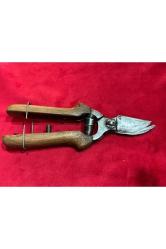ay yıldız damgalı eski bağ makası - 17 cm boyunda