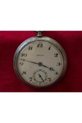 1950's arlon isviçre 900 ayar gümüş kasalı cep saati - 5 cm çapında - sorunsuz çalışır durumda