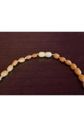 DAMLA KEHRİBARDAN UNİSEX KOLYE ÖZEL YAPIM 45 CM