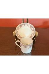 FRANSIZ LIMOGES KAHVE FİNCANI VE TABAĞI