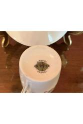 FRANSIZ LIMOGES KAHVE FİNCANI VE TABAĞI