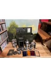 İkinci Dünya Savaşı alman üretimi askeri işaret Fener takımı kutu ölçüsü 35 cm 21 cm 13 cm