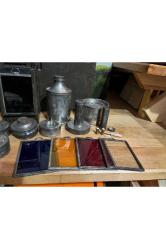 İkinci Dünya Savaşı alman üretimi askeri işaret Fener takımı kutu ölçüsü 35 cm 21 cm 13 cm