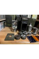 İkinci Dünya Savaşı alman üretimi askeri işaret Fener takımı kutu ölçüsü 35 cm 21 cm 13 cm