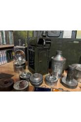 İkinci Dünya Savaşı alman üretimi askeri işaret Fener takımı kutu ölçüsü 35 cm 21 cm 13 cm