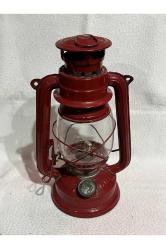 ANTİKA ESKİ ÇİN KIRMIZI GEMİCİ FENERİ 26CM