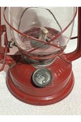 ANTİKA ESKİ ÇİN KIRMIZI GEMİCİ FENERİ 26CM