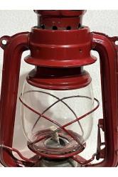 ANTİKA ESKİ ÇİN KIRMIZI GEMİCİ FENERİ 26CM