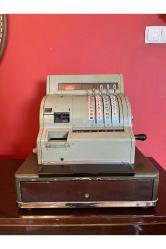 1954-55 NATIONAL MARKA ANTİKA YAZAR KASA ANAHTARLI VE ÇALIŞIR DURUMDA