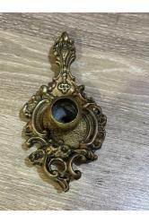 Avrupa pirinç şinanay mumluk şamdan 16 cm x 8 cm x 5 cm ölçülerinde