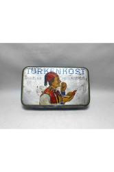 türkenkost heller teneke sigara kutusu - 128 mm x 78 mm x 24 mm koleksiyon