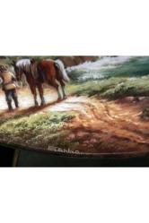 1991 alman kaiser limitli üretim porselen duvar tabagi tabak 19,5 cm çapında