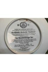 1991 alman vohenstrauss limitli üretim porselen duvar tabağı tabak 19,5 cm çapında