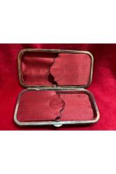 Gümüş işlemeli baga kutu 14 cm 7 cm 2 cm ölçülerinde