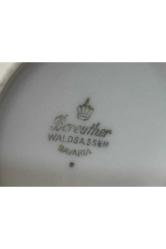 bareuther bavaria porselen şekerlik ve sütlük takımı - şekerlik 10 cm sütlük 9,5 cm boyunda