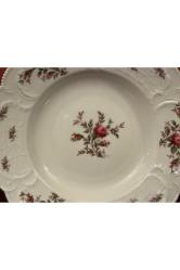 Rosenthal Gofreli Çukur Yemek Tabağı Sunumluk 24 Cm Çapında
