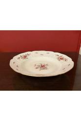 Rosenthal Gofreli Çukur Yemek Tabağı Sunumluk 24 Cm Çapında