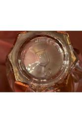 1960' s Fransız altın yaldızlı likör takımı karaf 22 cm kadehler 5,5 cm boyunda