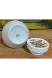 gareis waldsassen bavaria porselen kutu bonboniyer - yükseklik 8 cm - çap 9,5 cm