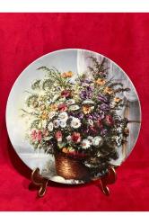 rosenthal classic rose 1991 limitli üretim porselen dekor tabağı. 22 cm çapında