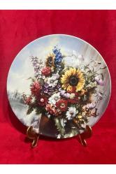 rosenthal classic rose 1991 limitli üretim porselen dekor tabağı. 22 cm çapında