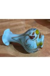 19 cm boyunda İtalyan Murano vazo